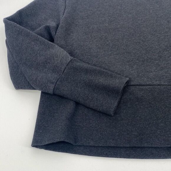 Nike Dri-fit Versa Studio Mock Neck Sweatshirt   Gray Long Sleeve‎ Zip Pocket S - Picture 5 of 13